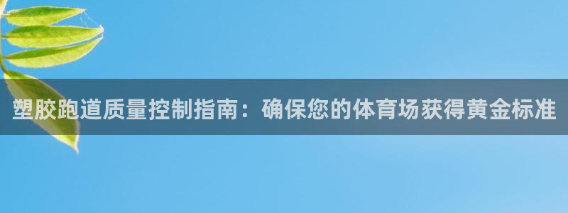 红足一1世手机开奖：塑胶跑道质量控制指南：确保您的体育场获得黄金标准