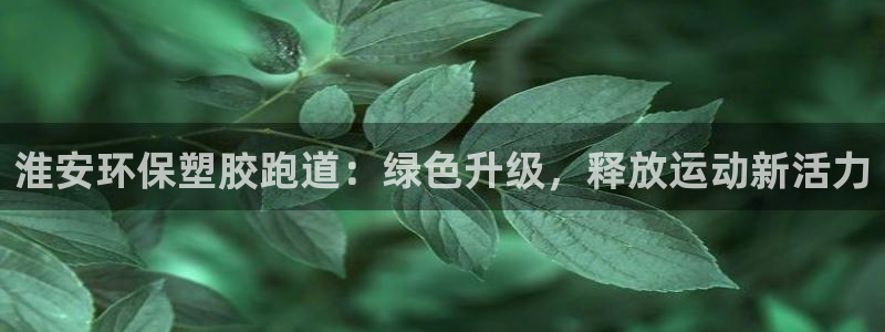 红足1一世足球手机：淮安环保塑胶跑道：绿色升级，释放运动新活力