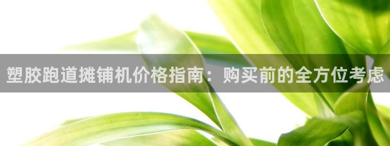 红足1世足球网址大全：塑胶跑道摊铺机价格指南：购买前的全方位考虑